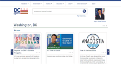 Desktop Screenshot of dc.gov